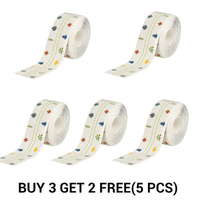 Bath Sealant Strip Self Adhesive 1/2/3 Rolls Caulk Tape White Waterproof Seal for Toilet Bathtub Shower Sink Wall Corner Kitchen with Sealing Tool 3.2m Length 38mm Width