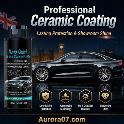 High-Gloss Hydrophobic Nano Ceramic Coating Spray