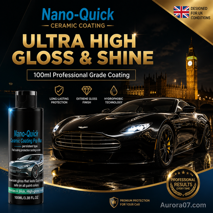 High-Gloss Hydrophobic Nano Ceramic Coating Spray