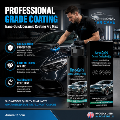 High-Gloss Hydrophobic Nano Ceramic Coating Spray
