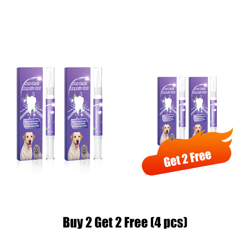 🥇BUY 1 GET 1 FREE🔥Pet Oral Repair Gel Toothbrush 🐱🐶