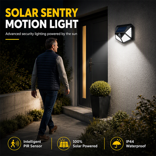 Motion Sensor Solar Lights – Bright Outdoor Lighting