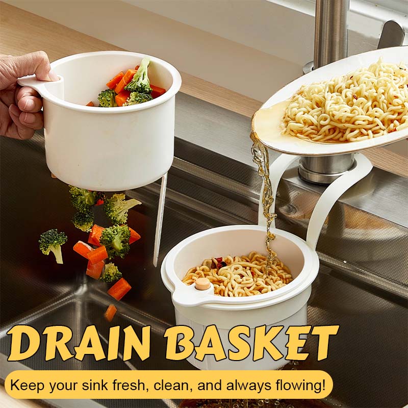 🔥Multifunctional Drainage Basket – Must-Have Kitchen Helper!