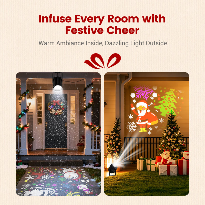 🎅Rotating LED Christmas Pattern Projector Light