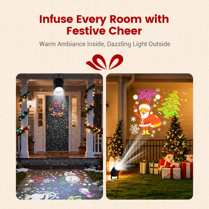 🎅Rotating LED Christmas Pattern Projector Light