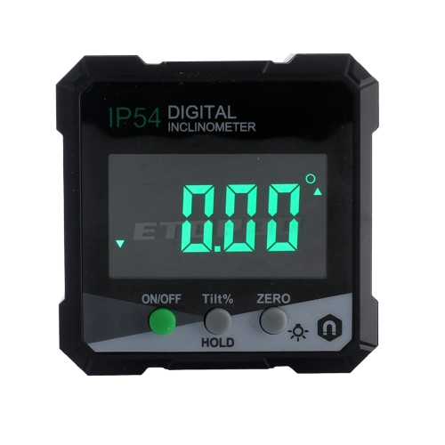 Magnetic Digital Angle Finder with Dual Laser Rechargeable 360° Gauge for Woodworking Construction Machinery Absolute & Relative Modes Clear Display Simple Controls