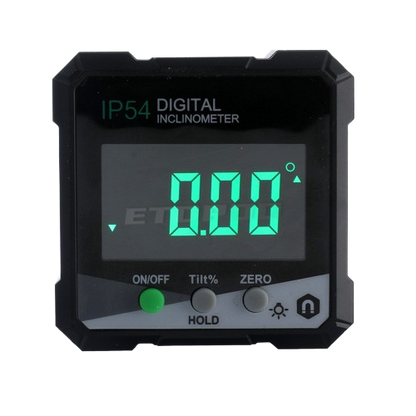 Magnetic Digital Angle Finder with Dual Laser Rechargeable 360° Gauge for Woodworking Construction Machinery Absolute & Relative Modes Clear Display Simple Controls