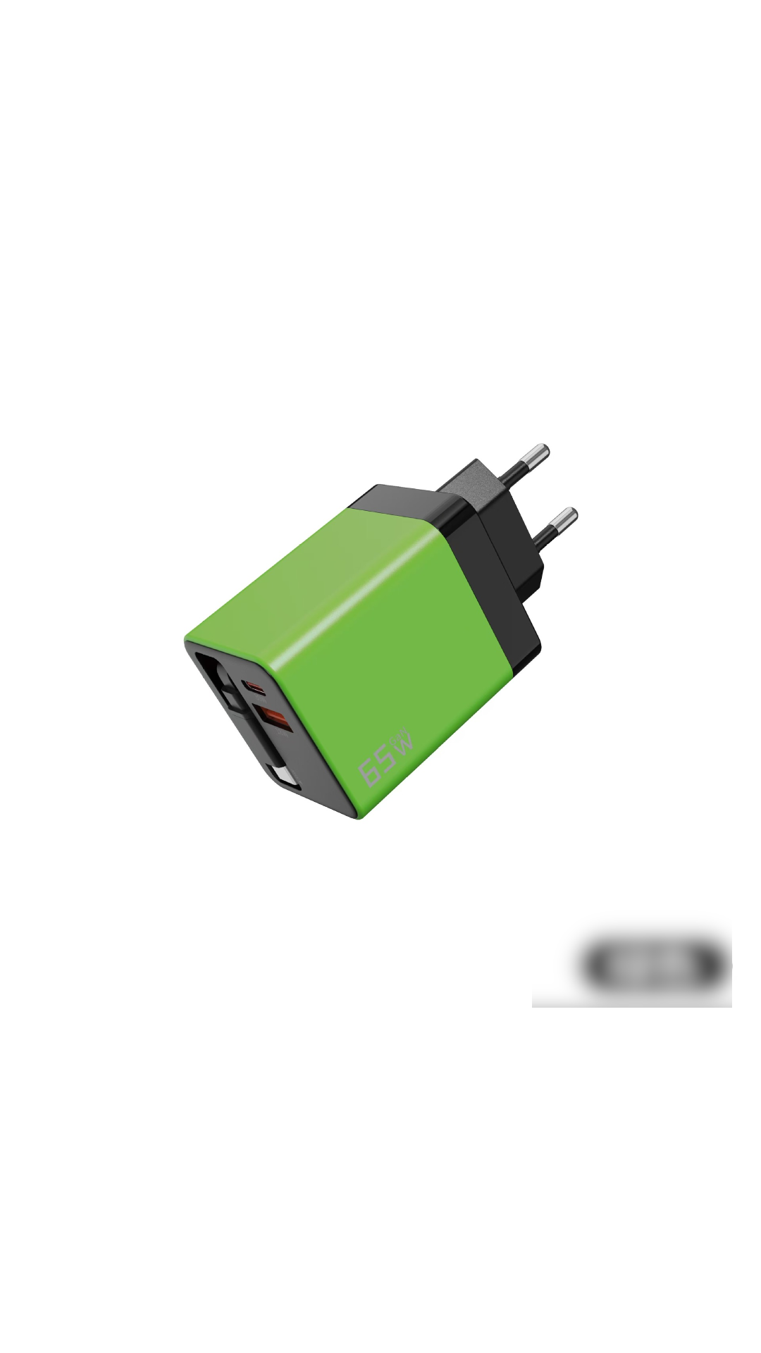 💥65W Fast Charging Phone Charger Block with Retractable 80cm Type-C Cable