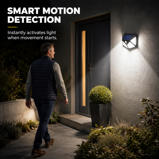 Motion Sensor Solar Lights – Bright Outdoor Lighting