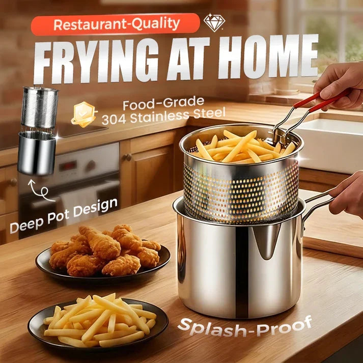 304 Stainless Steel Multifuntional Fryer
