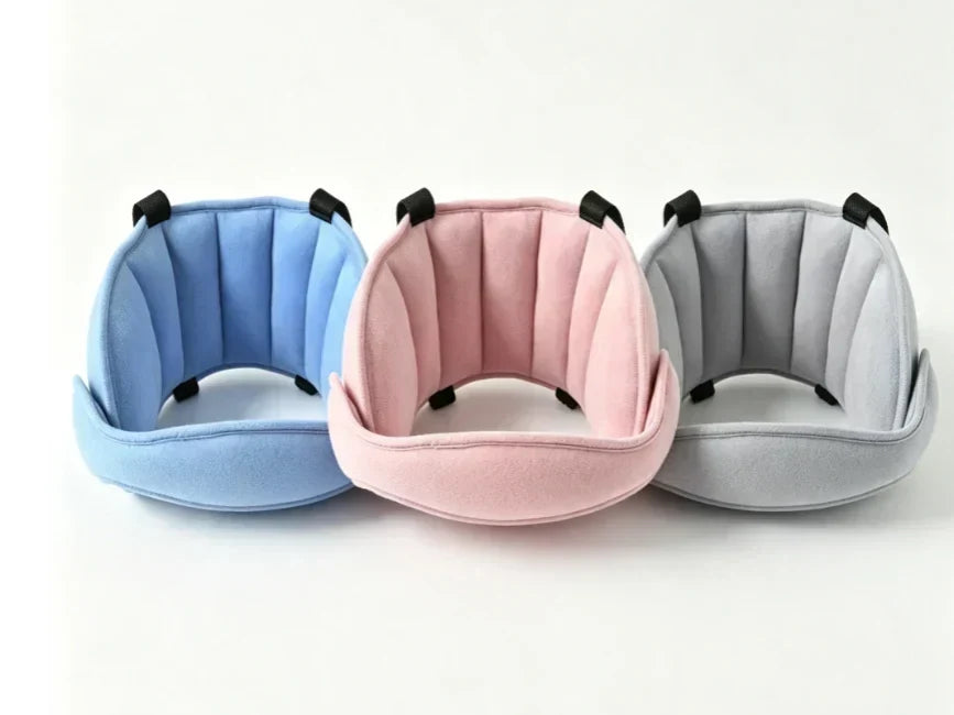 😴Kids Car Sleeping Head Support Band – Adjustable Toddler Sleep Headrest Pillow, Anti-Droop Child Head Stabilizer for Car Seats, Prevent Neck Soreness During Road Trips