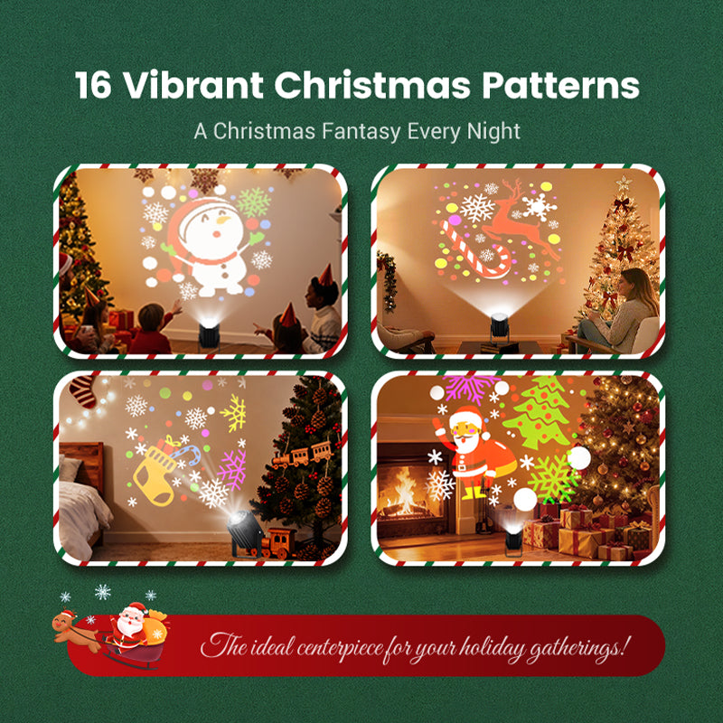 🎅Rotating LED Christmas Pattern Projector Light