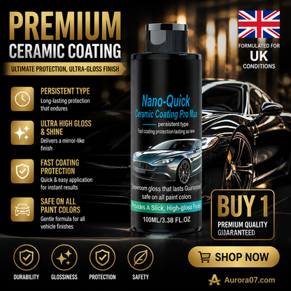 High-Gloss Hydrophobic Nano Ceramic Coating Spray