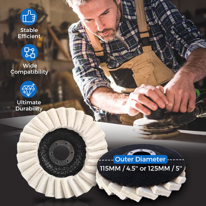 🔥Wool Felt Flap Polishing Disc