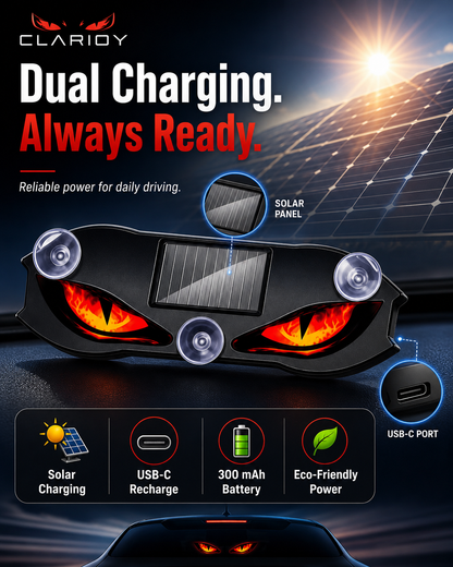 🚗🔆 Solar-Powered LED Car Warning Light – 50% OFF! Solar-powered, weatherproof, automatic activation at dark – for more safety on the roadside. 🔥🛡️