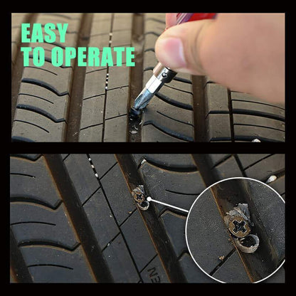 🚗 Vacuum Tire Mending Nail – Lossless & Efficient, Perfect Sealing & Easy to Operate – No Tire Disassembly Needed ✨