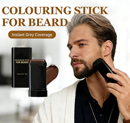 🧔 Men’s Beard Coloring Stick – Instant Gray Coverage for a Natural, Polished Look