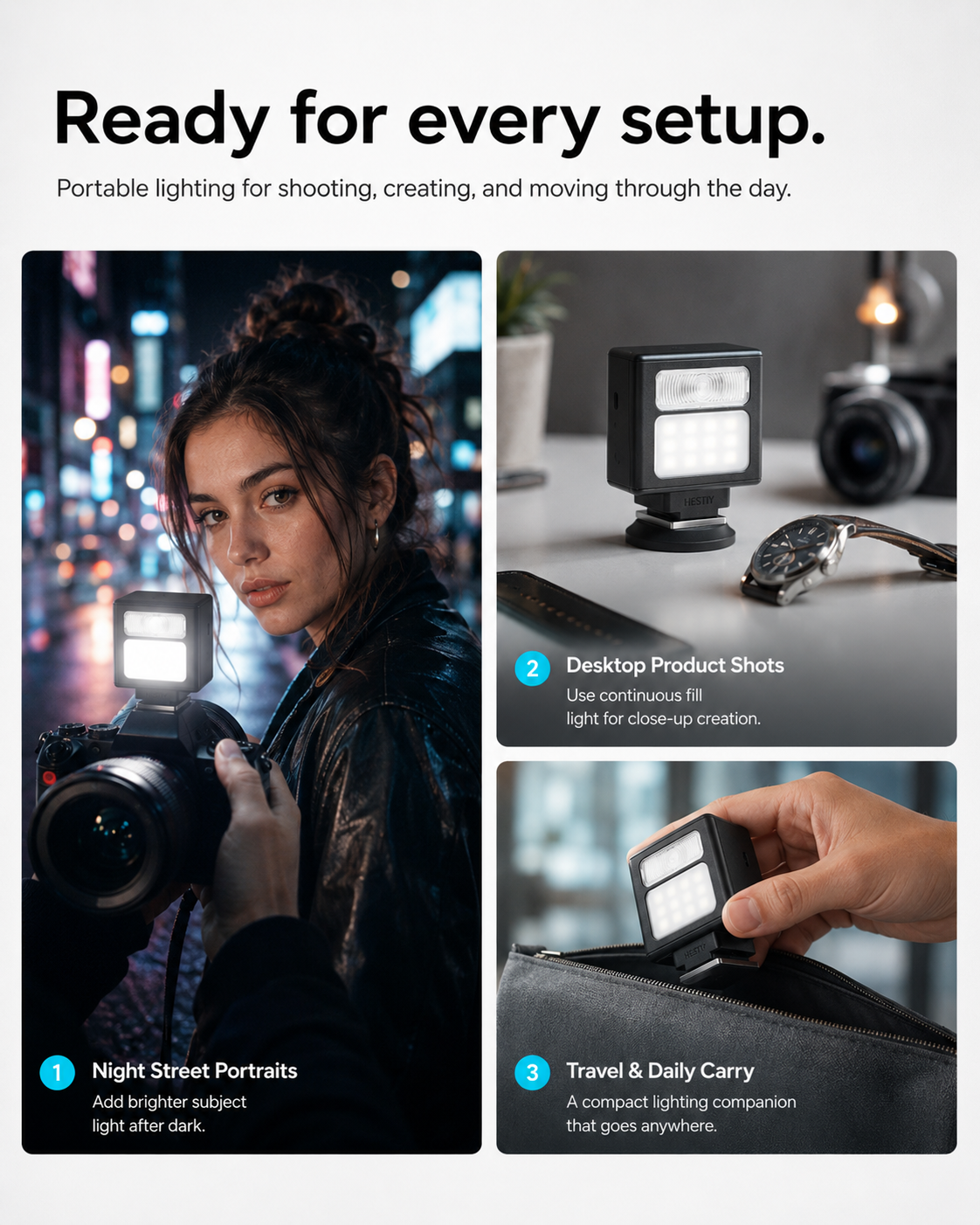 📸Pocket-Sized Rechargeable Camera Flash