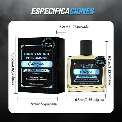 🚀Long-Lasting Pheromone Cologne for Men❤️‍🔥| 24H Magnetic Attraction | Women-Voted Most Addictive Scent
