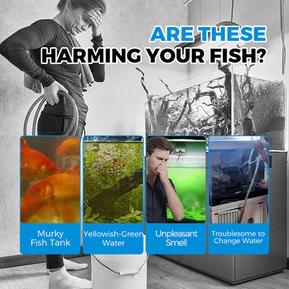 🐟Automatic Aquarium Filter System – Quiet & efficient