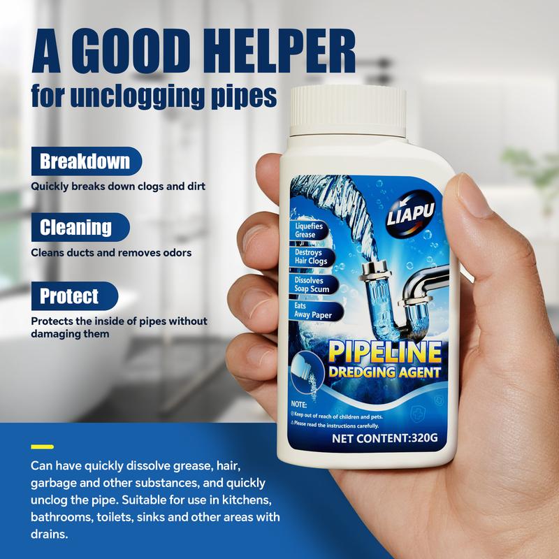 Powerful household safety grade oil pipe, drain cleaner,sewer, bathroom unblocker