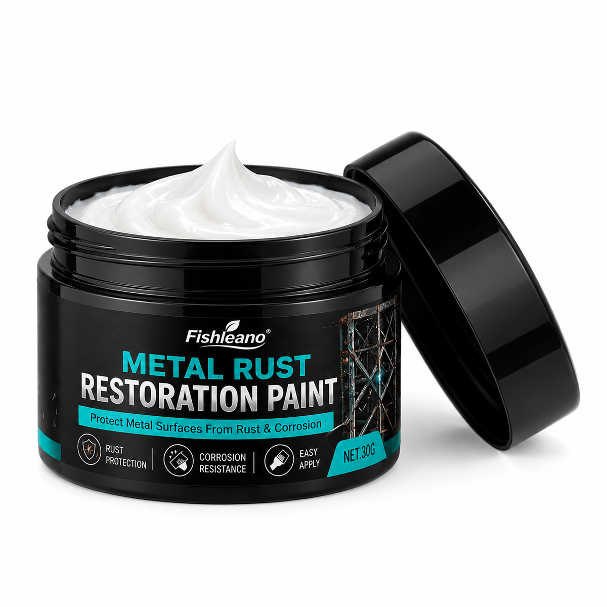 🛡️✨Metal Rust Protection Black Repair Paste – Restores rusty gates, railings & tools. Forms protective coating – no need to replace!
