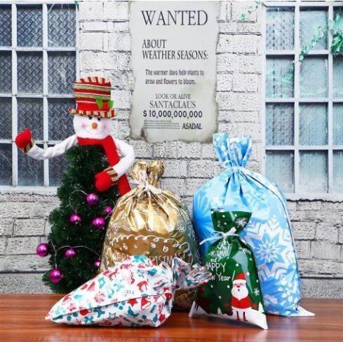 Ready for Christmas!🎅Drawstring Christmas Gift Bags (Biodegradable)