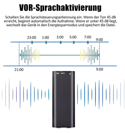 🔥 Mini Voice Recorder – Smart Sound Capture, Compact & Easy to Use, Long Battery Life 🔋