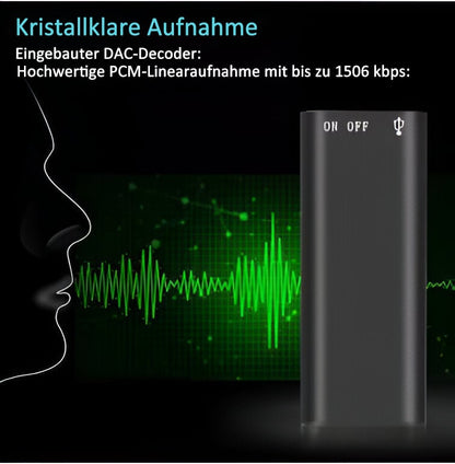 🔥 Mini Voice Recorder – Smart Sound Capture, Compact & Easy to Use, Long Battery Life 🔋