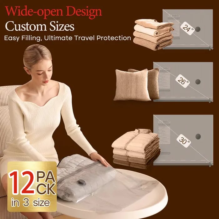 ✨X7 Cordless Travel Vacuum Bag