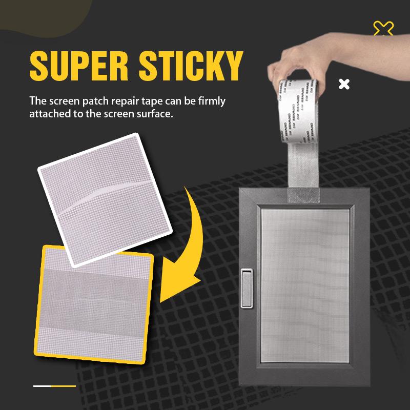 Window screen repair tape