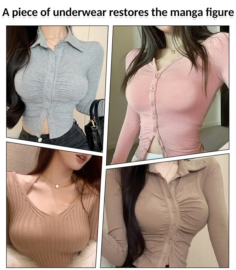 💃✨(Half Cup with Heart) Women's Seamless Underwear