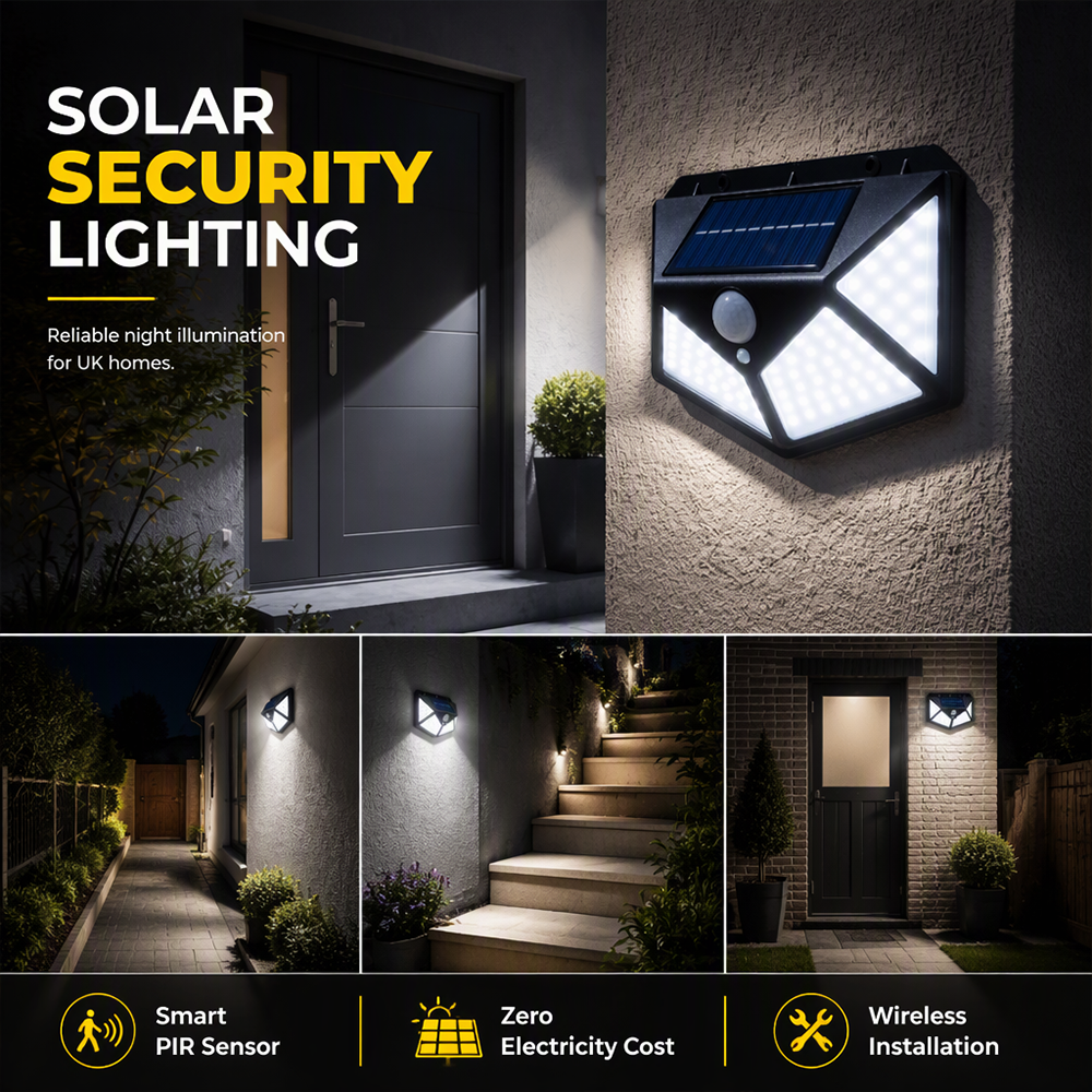 Motion Sensor Solar Lights – Bright Outdoor Lighting