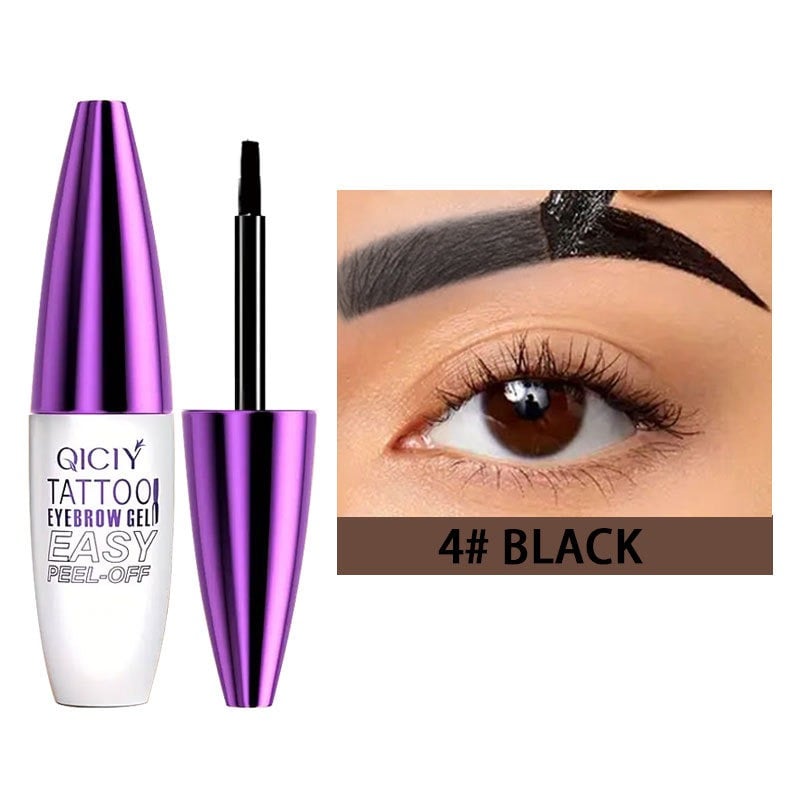 ✨Easy-to-peel eyebrow gel – waterproof and sweatproof, suitable for all skin types