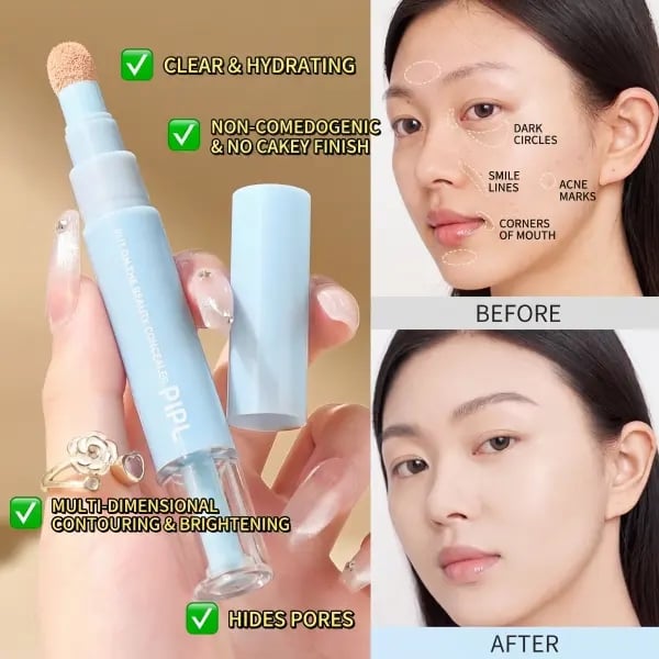 Dual Concealer Pen – Covers dark circles & spots, 24hr hydration