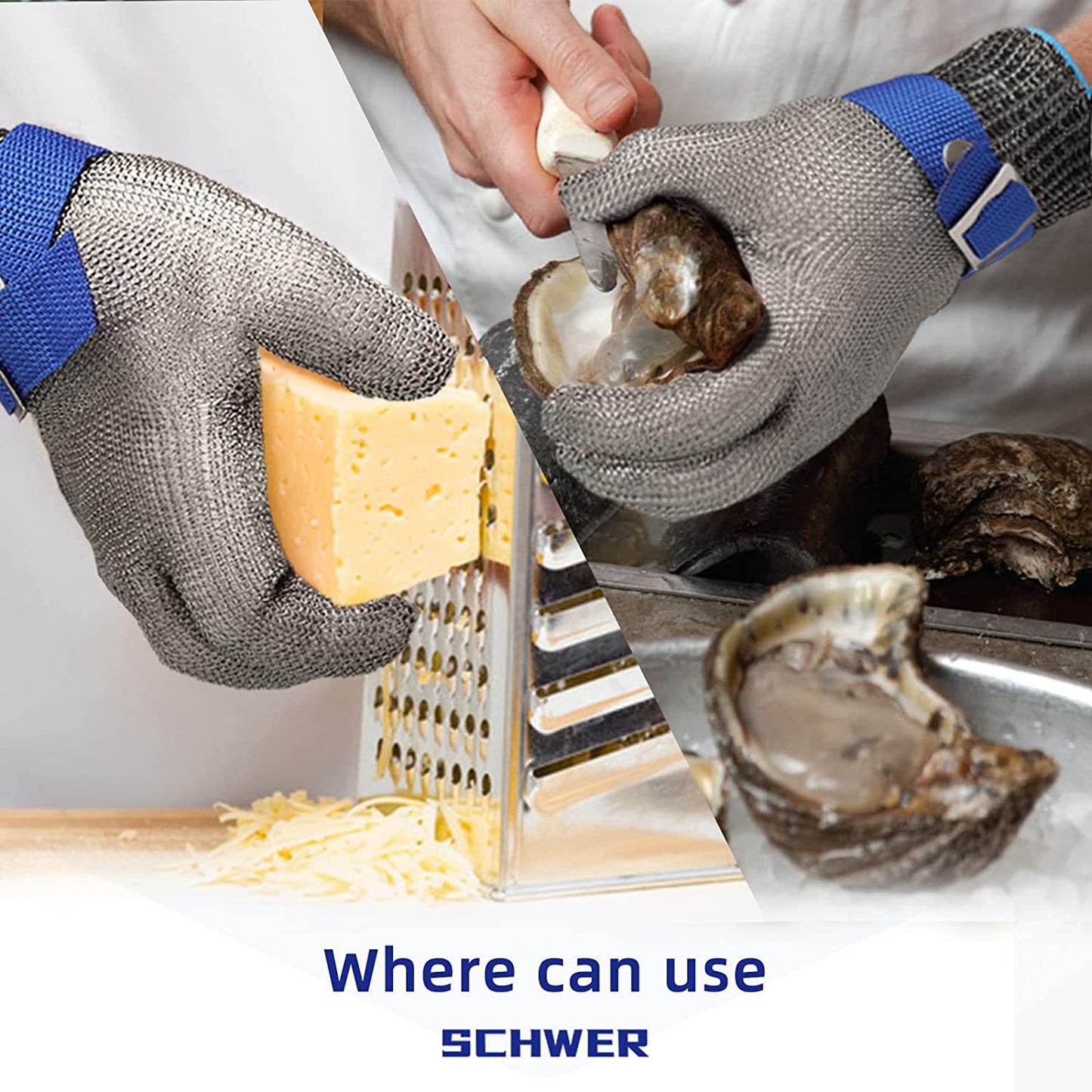 🧤 50% OFF NOW! 🥩 Stainless Steel Mesh Glove – Highest A9 cut level – Perfect for butchers & chefs – no more knife accidents! 🔪🚫
