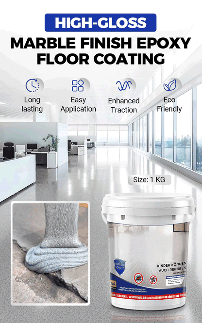 💎Lustrous Italian Marble Floor Epoxy