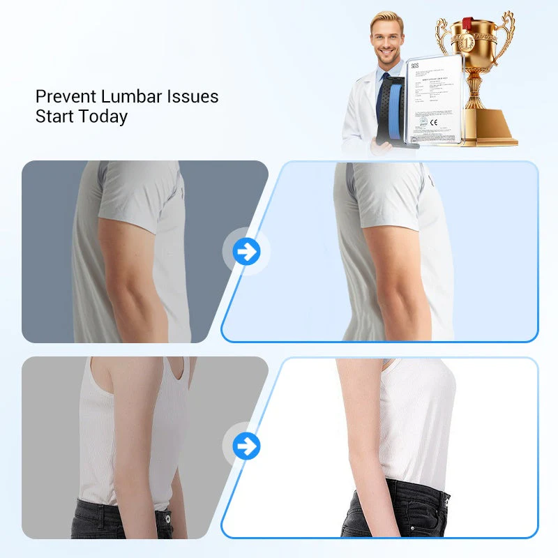 🧘‍♂️✨Magnetic Lumbar Stretcher – Acupressure Massage, Portable Design & Relieves Back Pain