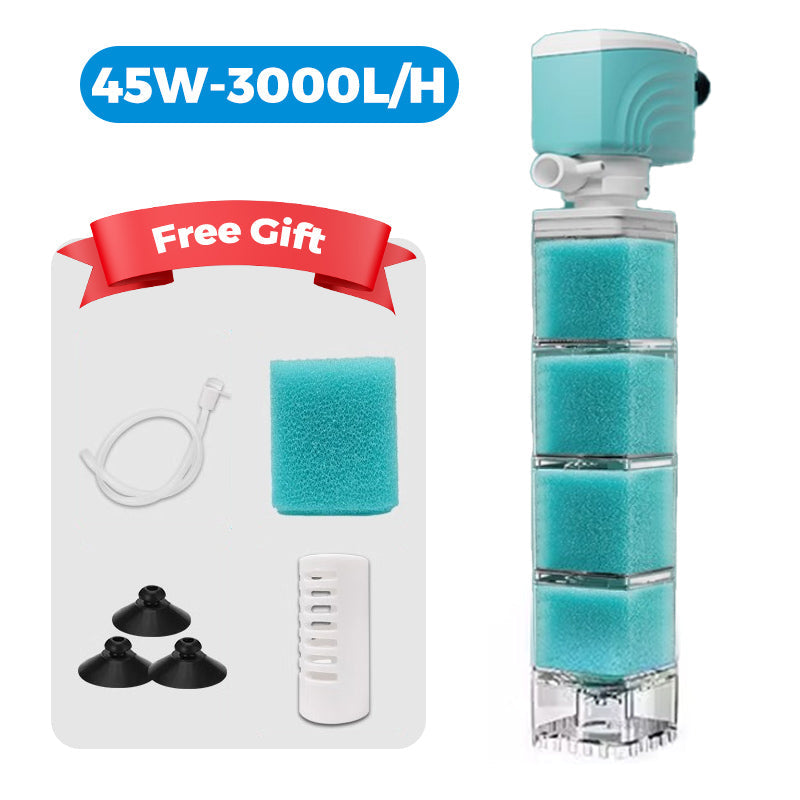 🐟Automatic Aquarium Filter System – Quiet & efficient