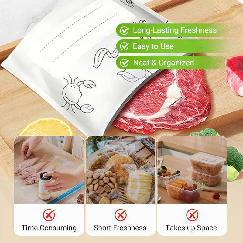 ✨♻️Reusable Aluminum Foil Sealable Storage Bags✨♻️