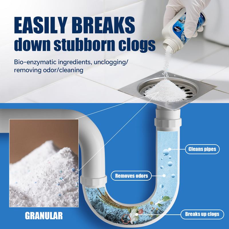 Powerful household safety grade oil pipe, drain cleaner,sewer, bathroom unblocker