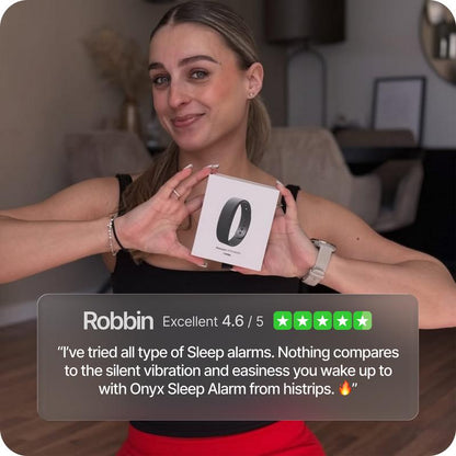 Silent Vibration Alarm Clock - Wrist-Worn Wake-Up Device for Heavy Sleepers, Avoids Disturbing Partners