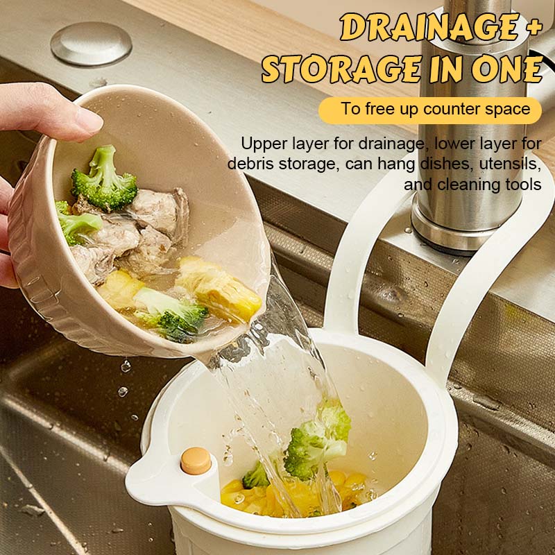 🔥Multifunctional Drainage Basket – Must-Have Kitchen Helper!