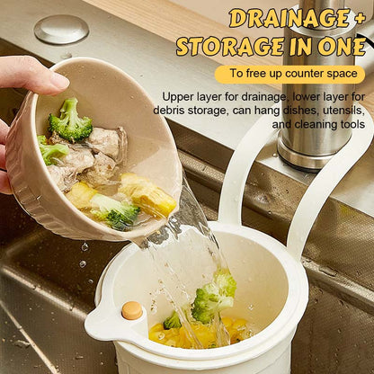 🔥Multifunctional Drainage Basket – Must-Have Kitchen Helper!