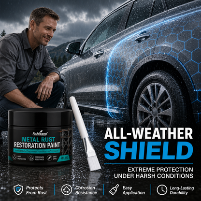 🛡️✨Metal Rust Protection Black Repair Paste – Restores rusty gates, railings & tools. Forms protective coating – no need to replace!
