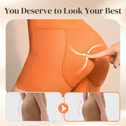 Latex False Buttocks Square Angle Underwear