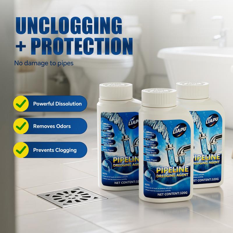 Powerful household safety grade oil pipe, drain cleaner,sewer, bathroom unblocker