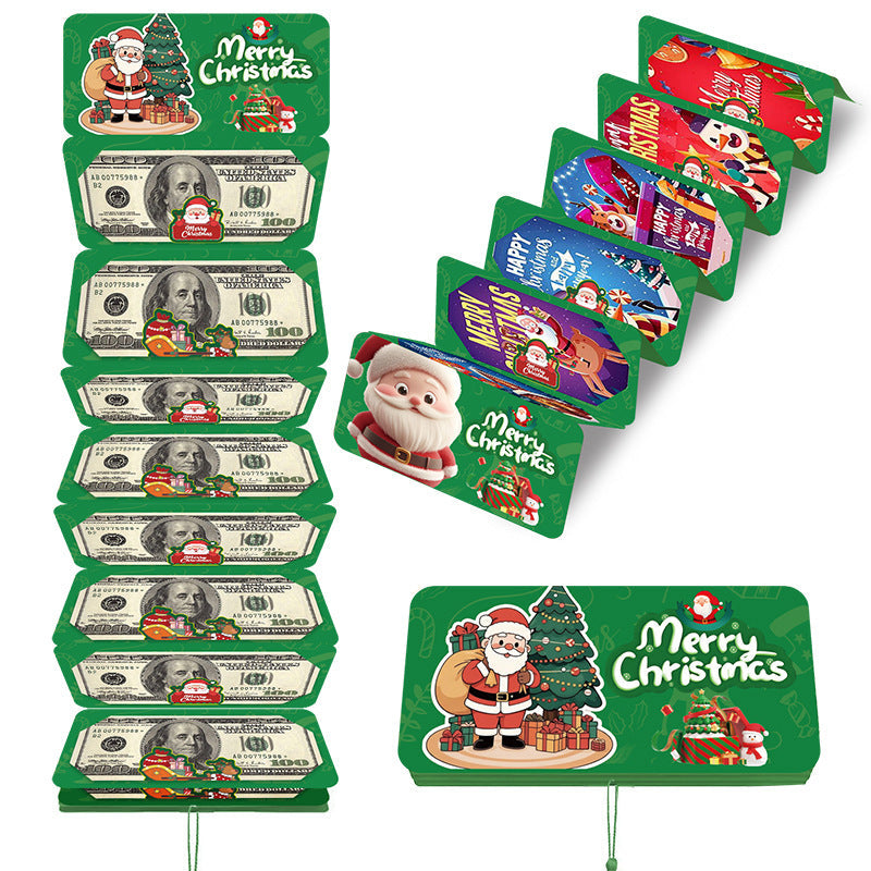 ❄️Summerfresh 50% OFF!🎄Fold-Out Christmas Money Gift Card – Make Cash Feel Like a Real Present