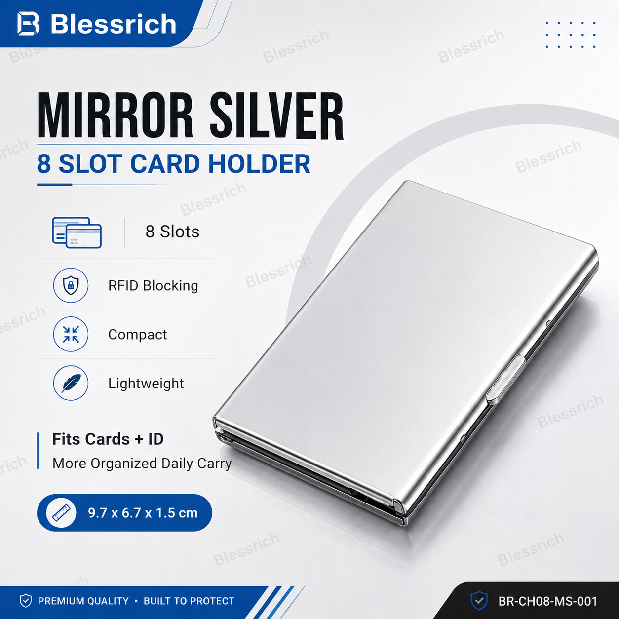 RFID Blocking Metal Card Holder