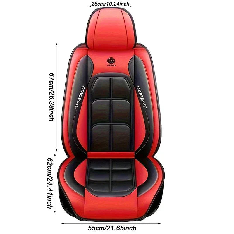 🔥Premium Leather Front Seat Covers – Universal Fit for Sedans, SUVs & Trucks